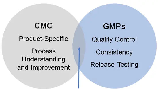 The role of CMC vs CGMP