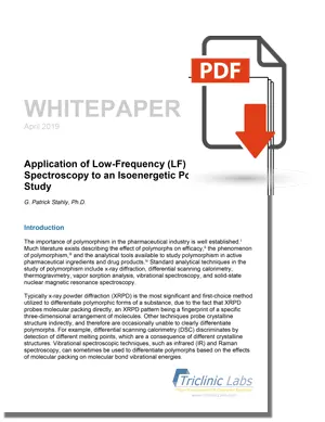 Whitepaper: Application of Low-Frequency (LF) Raman Spectroscopy to an Isoenergetic Polymorph Study